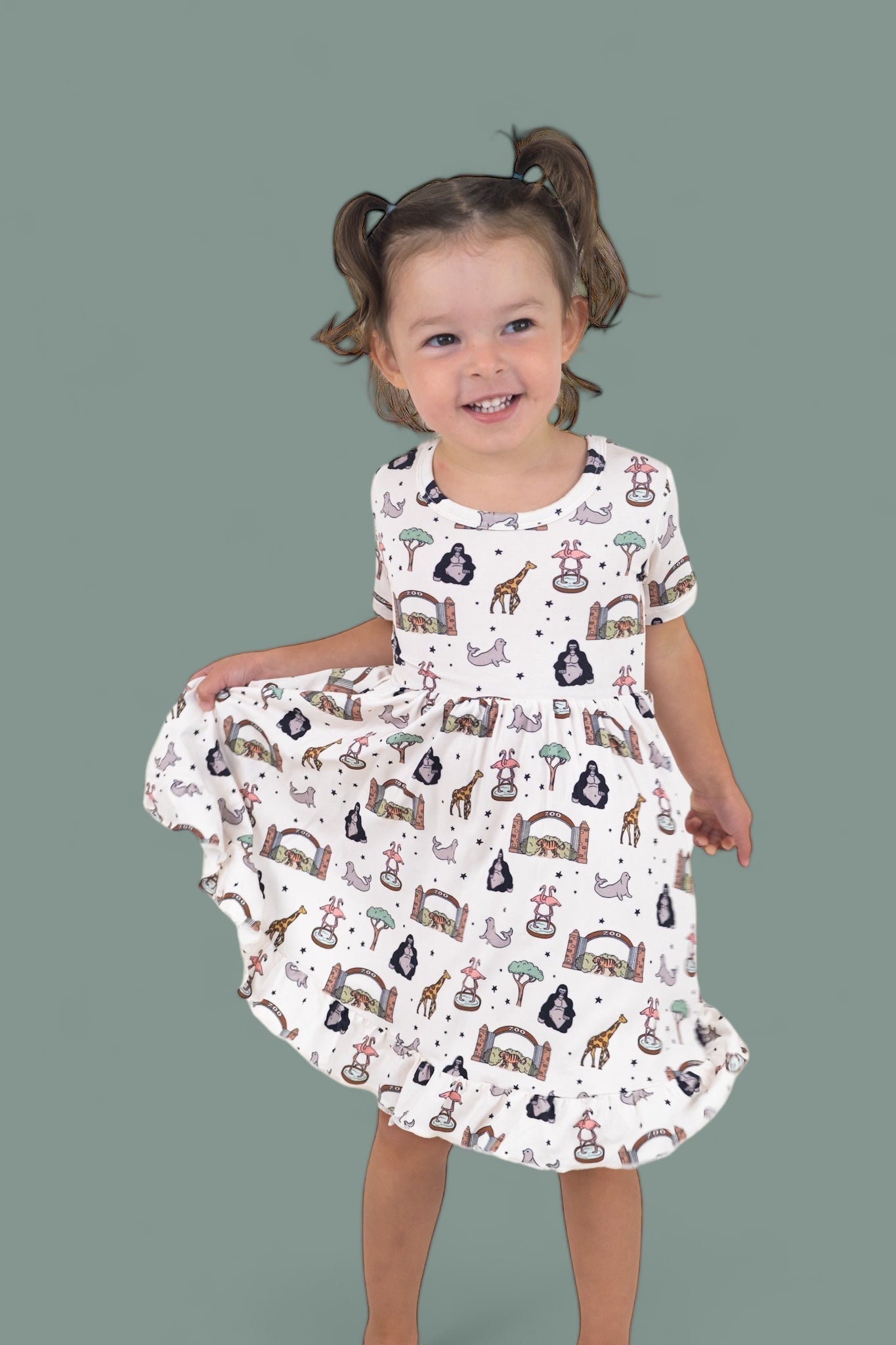 Exclusive Zoo Adventures Dream Ruffle Dress