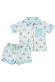 Blue Poolside Pups Comfort Set