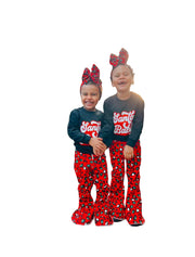 Red And Green Leopard Bell Jeans