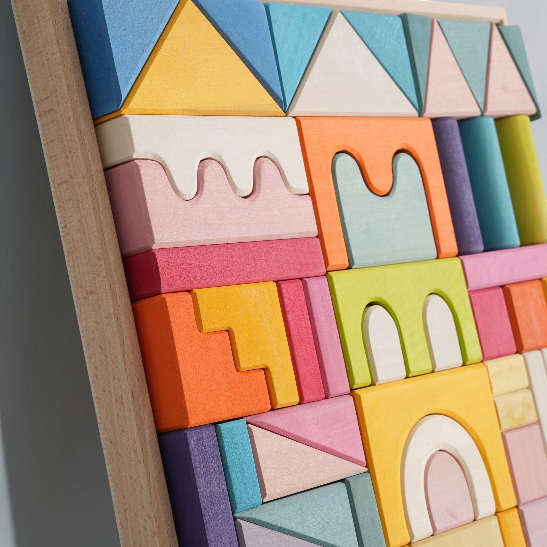62 Pcs Stained Large Castle Building Blocks Set