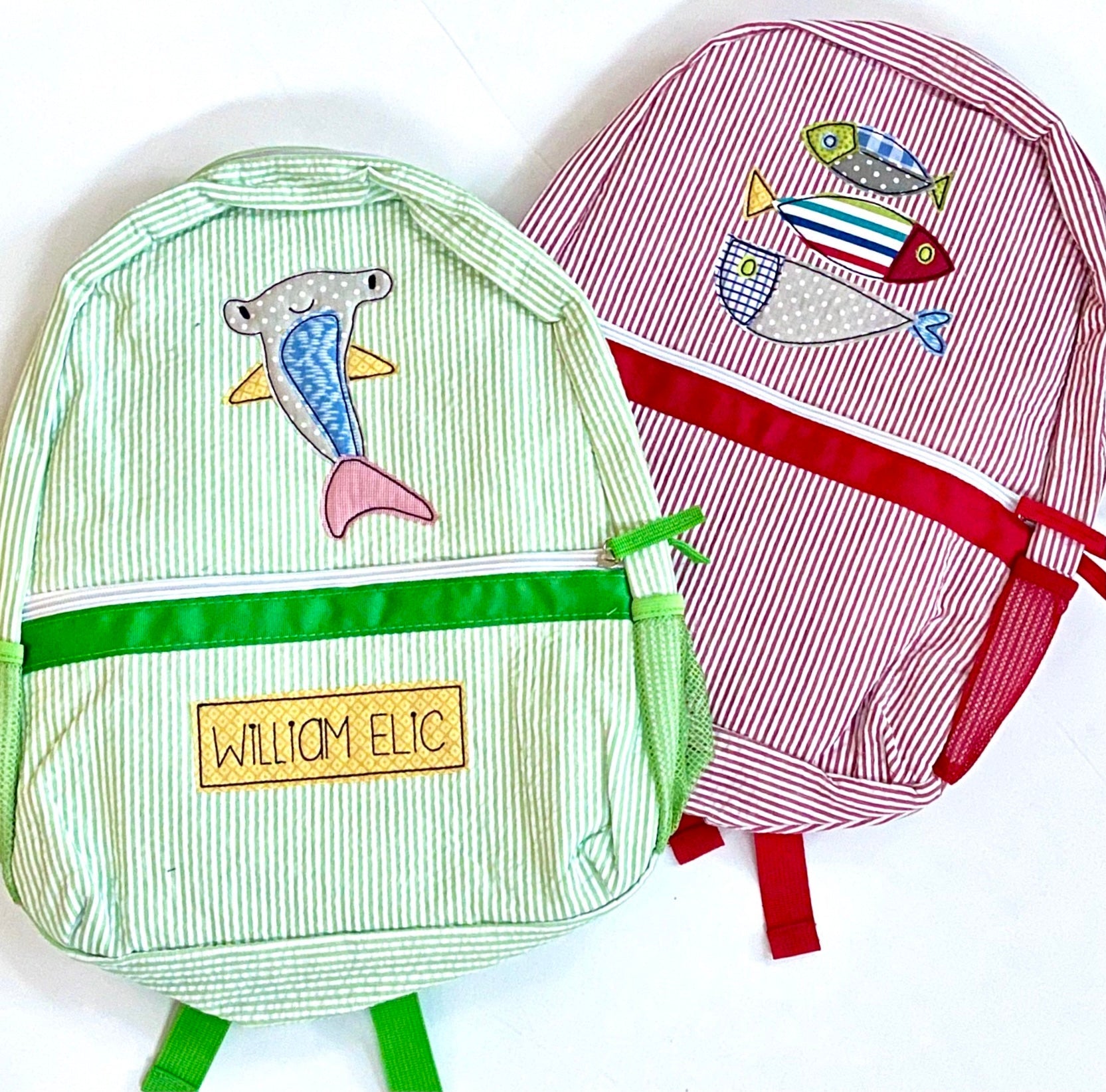 Seersucker Full-size Backpack