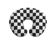 Race Black & White Checkered Nursing Pillow Cover (Ships June 8)