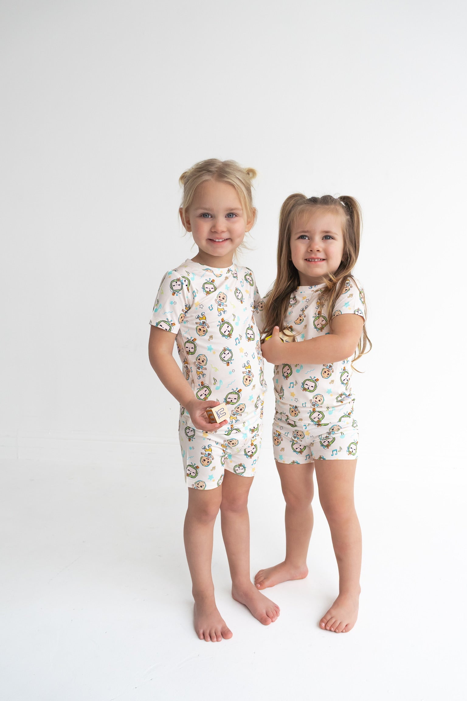 Dream Big Little Co X Cocomelon Jj Musical Melon Dream Short Set