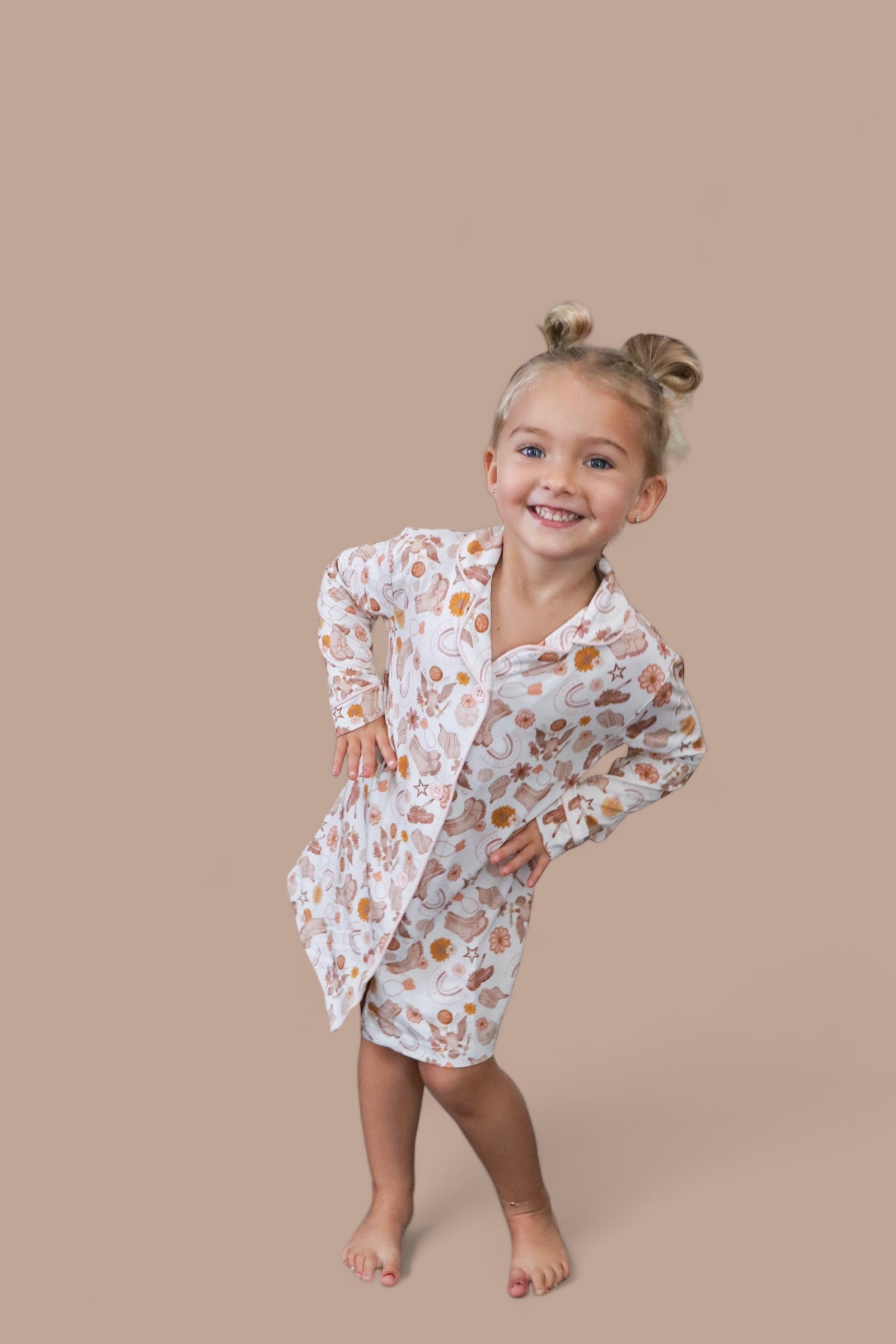 Flowers And Boots Girl's Dream Gown