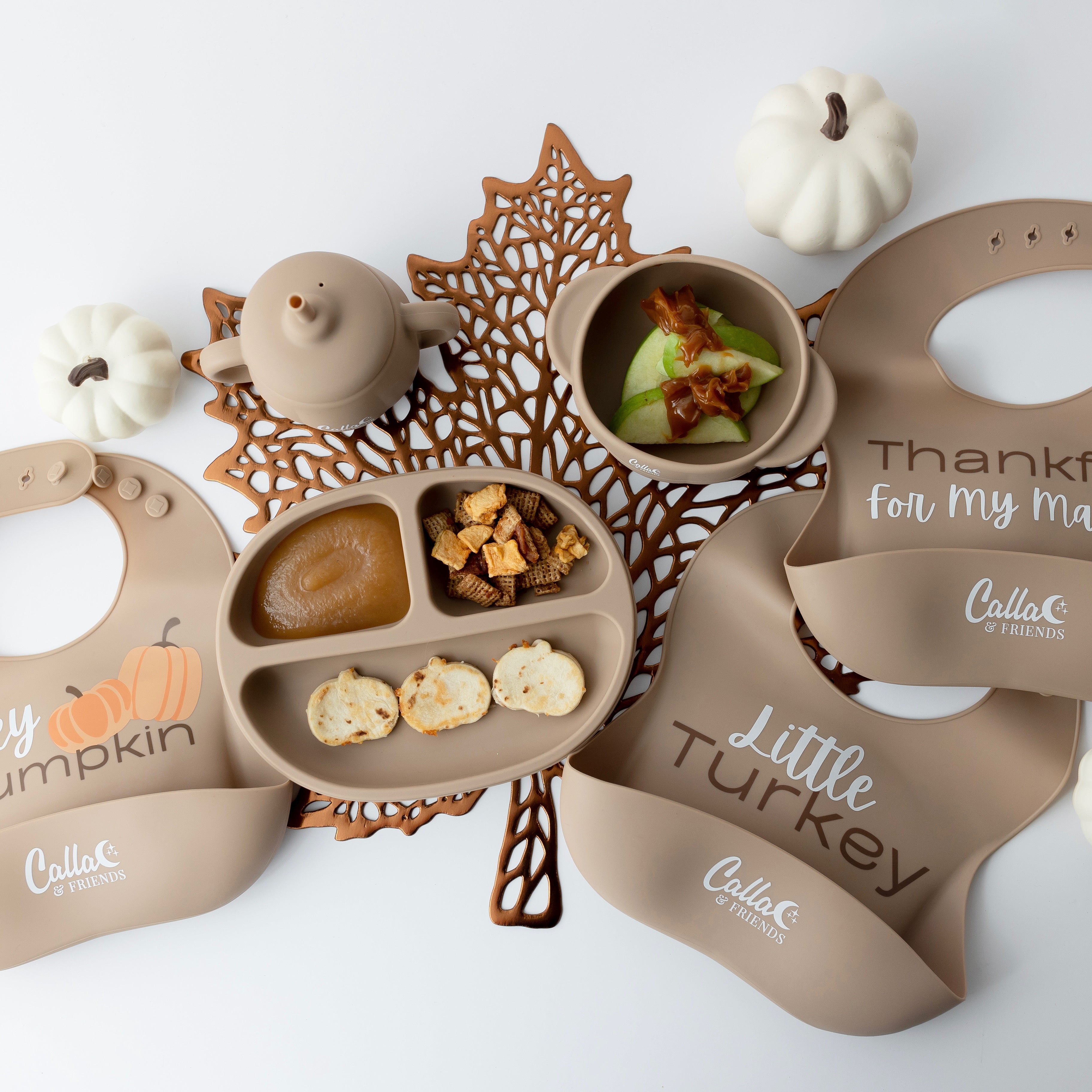 The Pumpkin Patch Suction Bowl
