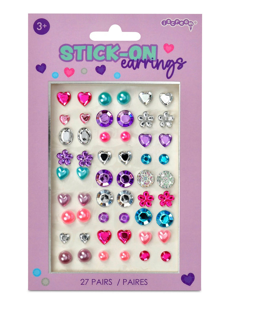 Iscream - Jeweled Stick On Earrings