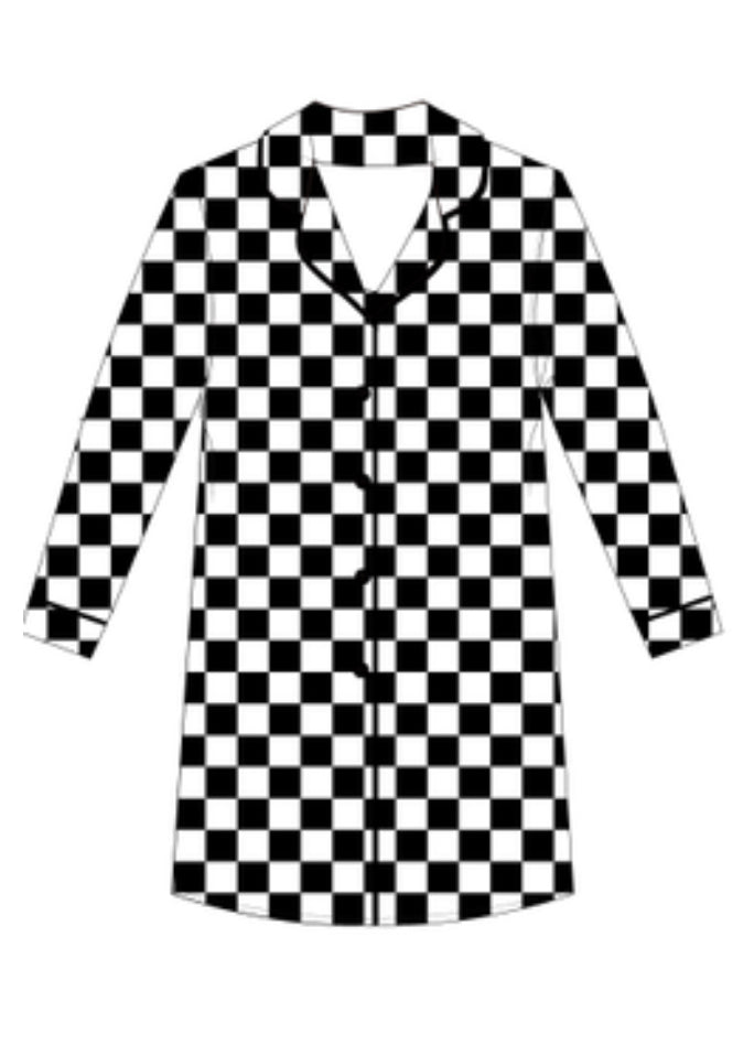Oreo Checkers Women's Dream Gown