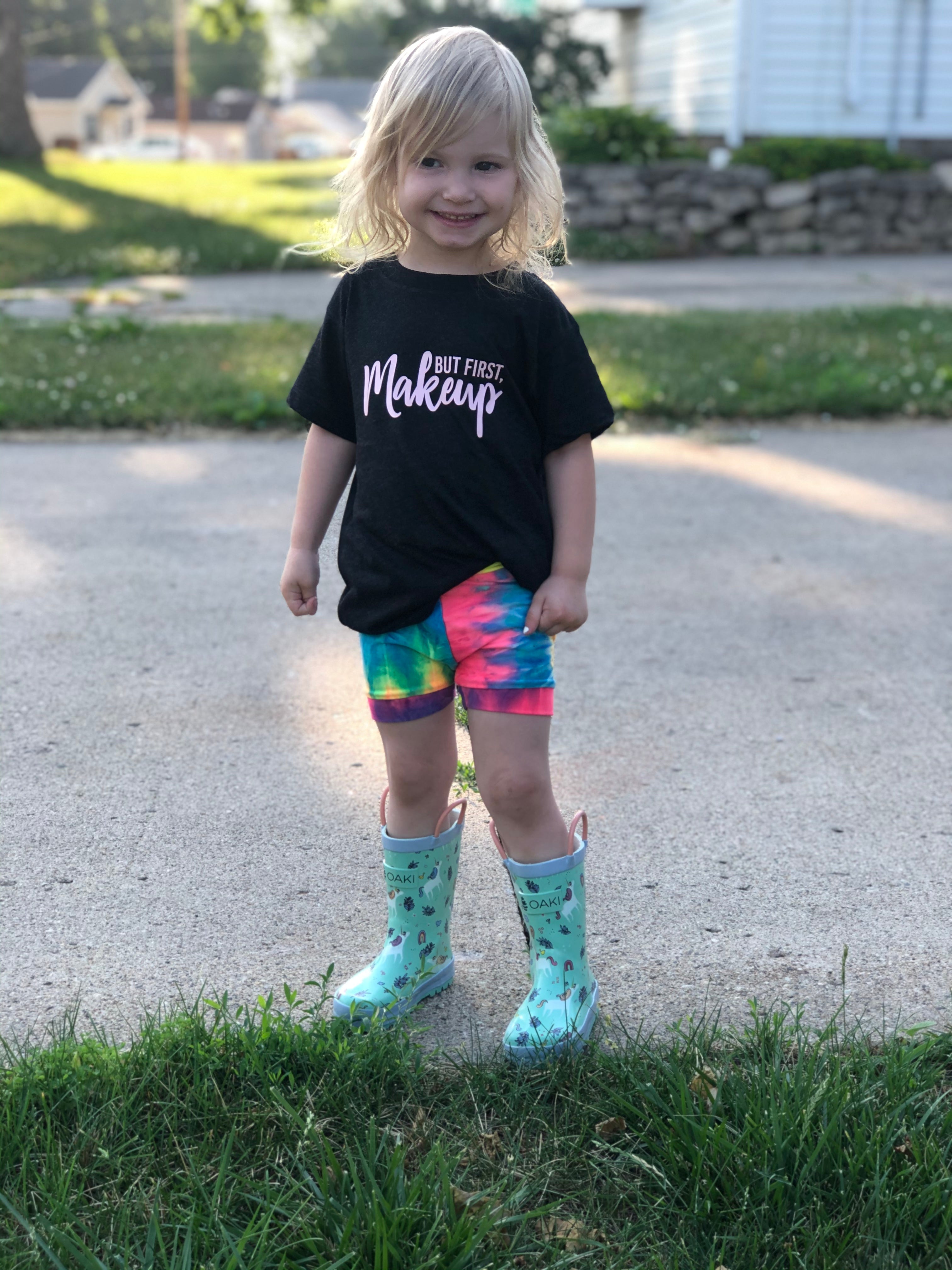 Bright Tie Dye Shorties