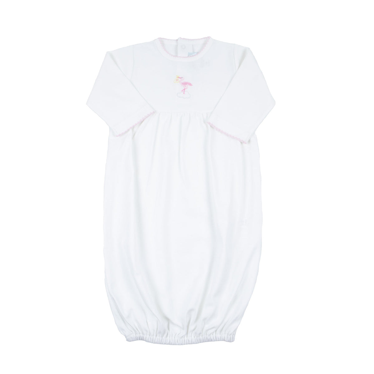 Just Delivered Gown - Pink Trim