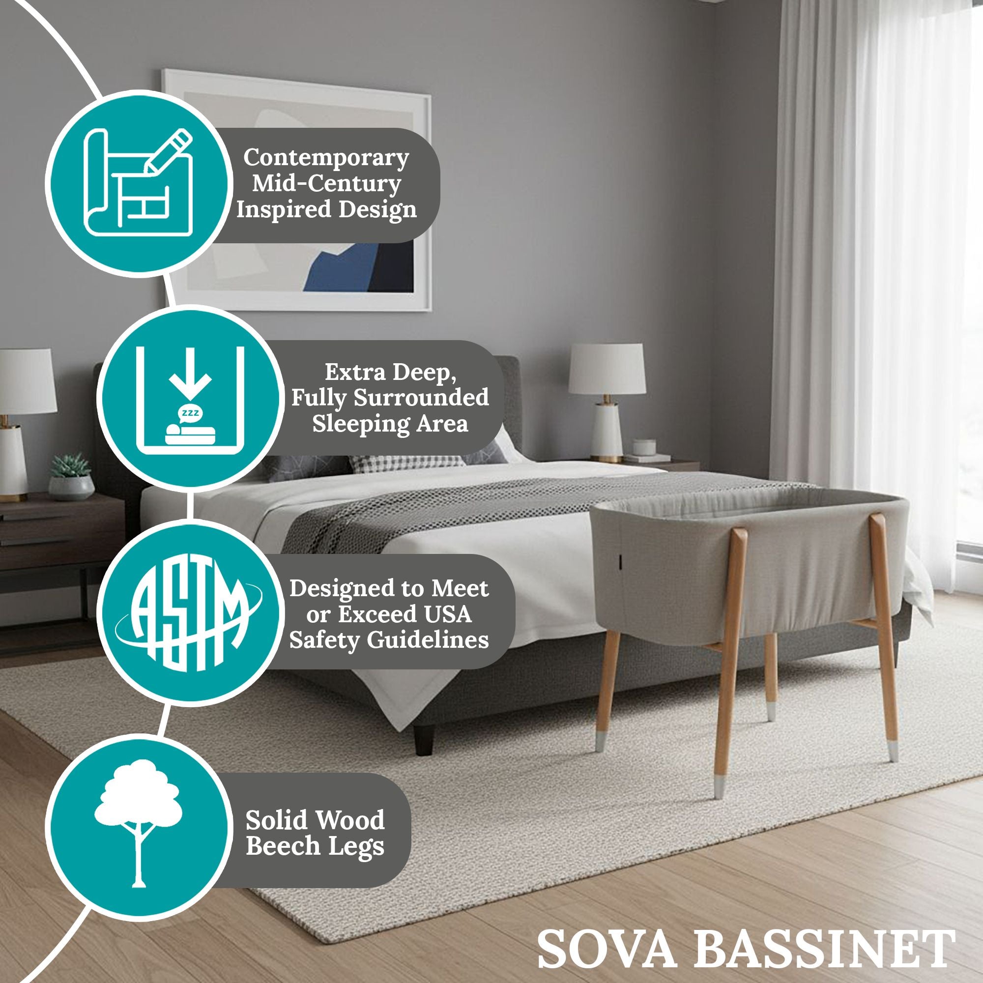 Trubliss Sova Bassinet