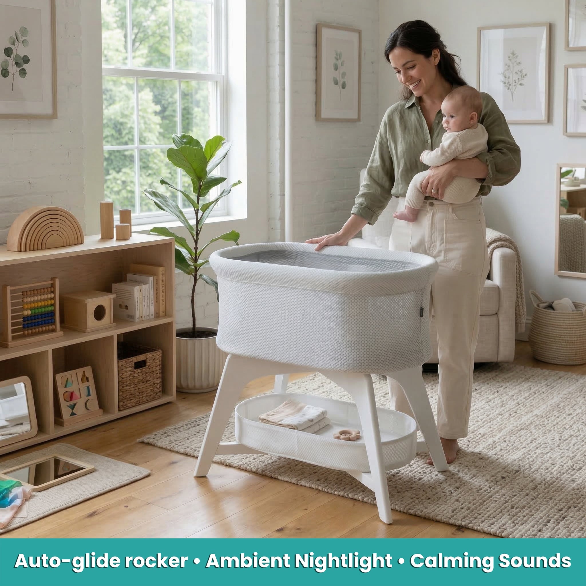 Trubliss Evi Smart Bassinet