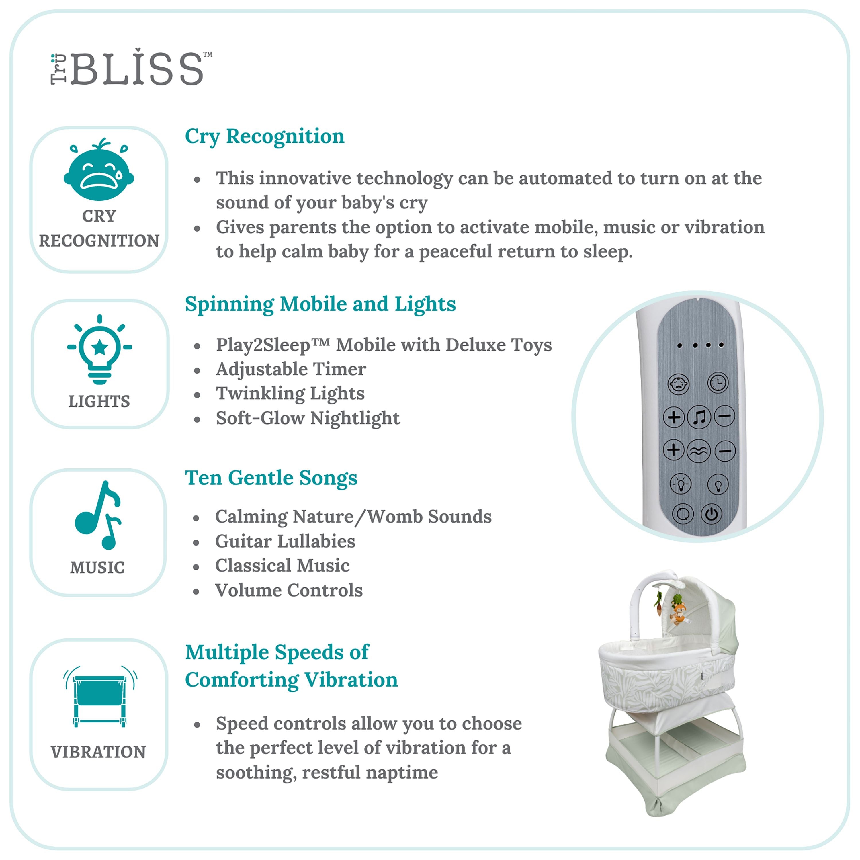 Trubliss Sweetli Calm Bassinet