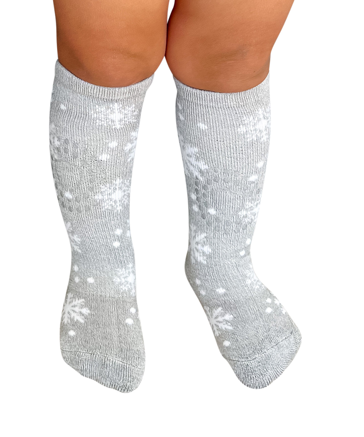 ® Luxe Protection Bamboo Knees To Toes Holiday Snowflake Socks