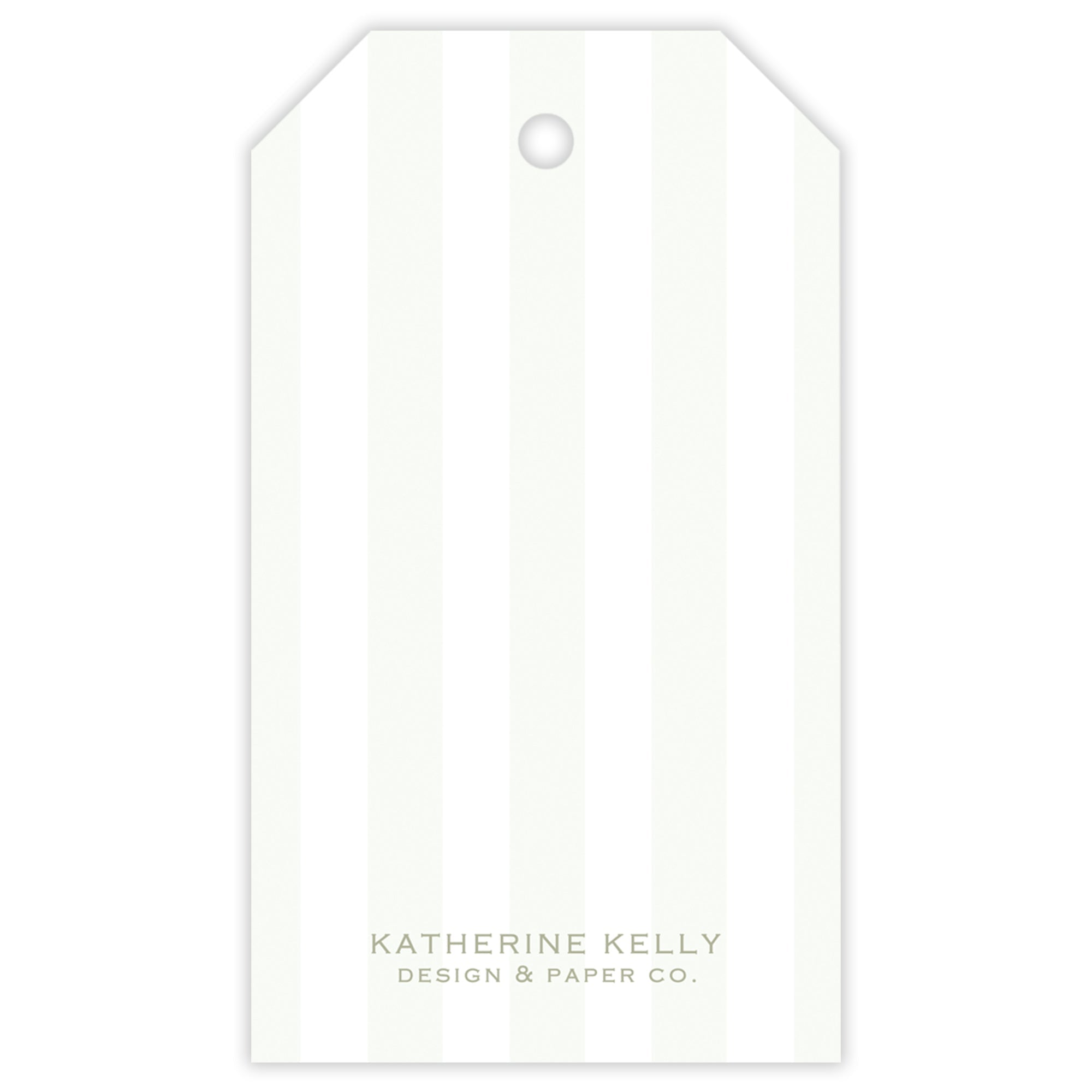 Green Trellis Party Favor Tag