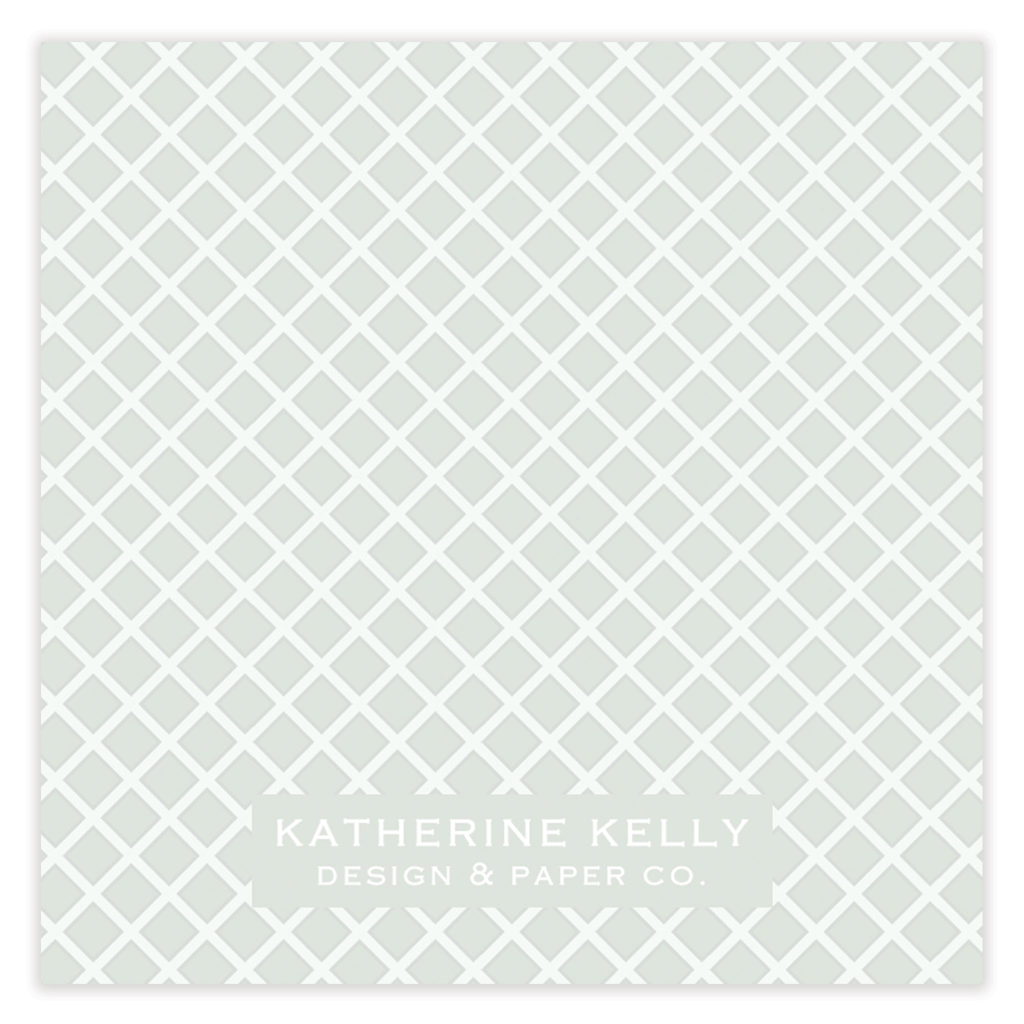 Sage Diamond Trellis Enclosure Card