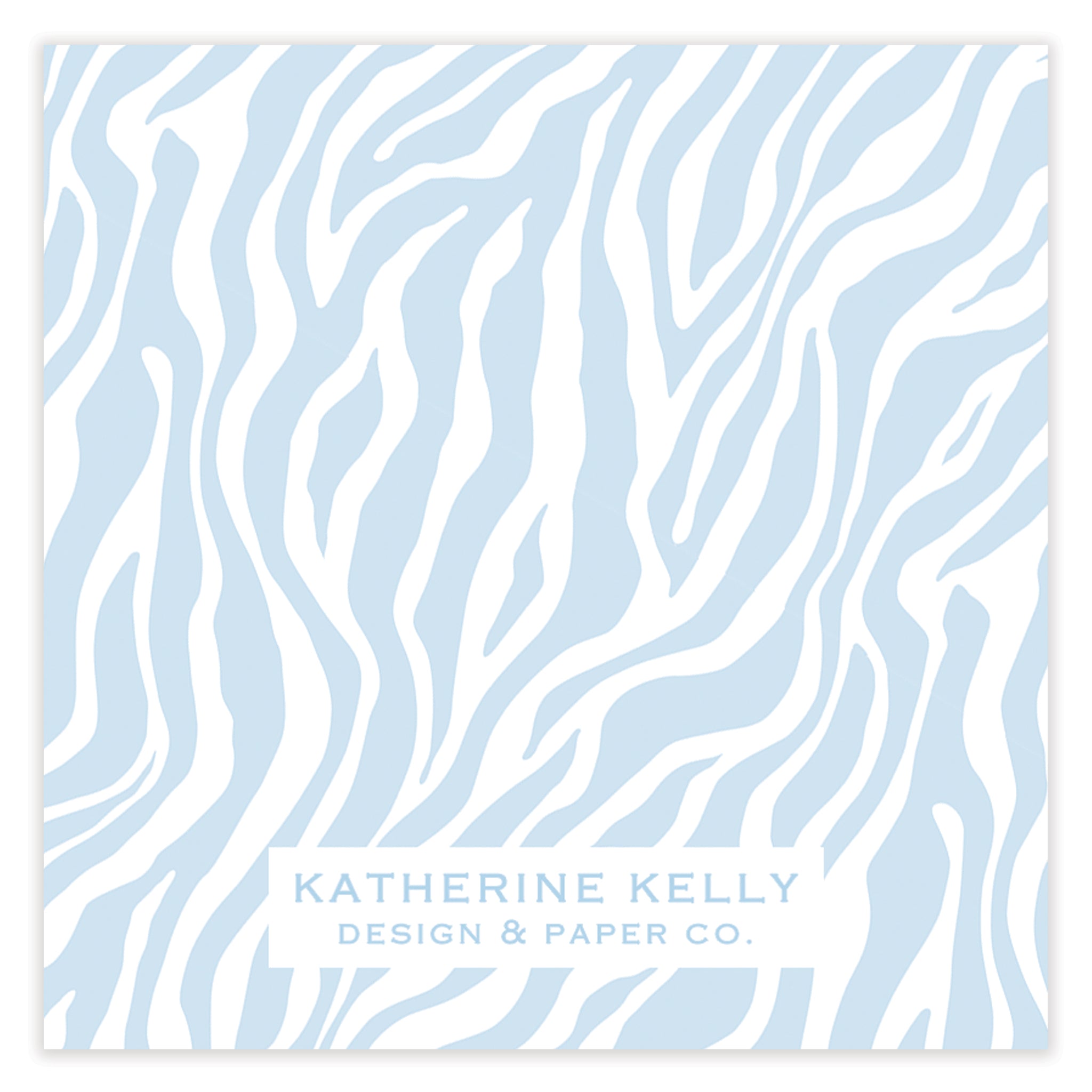 Blue Zebra Enclosure Card