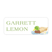Mallard Scene Vinyl School Labels