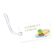 Mallard Scene Laminated Bag Tag