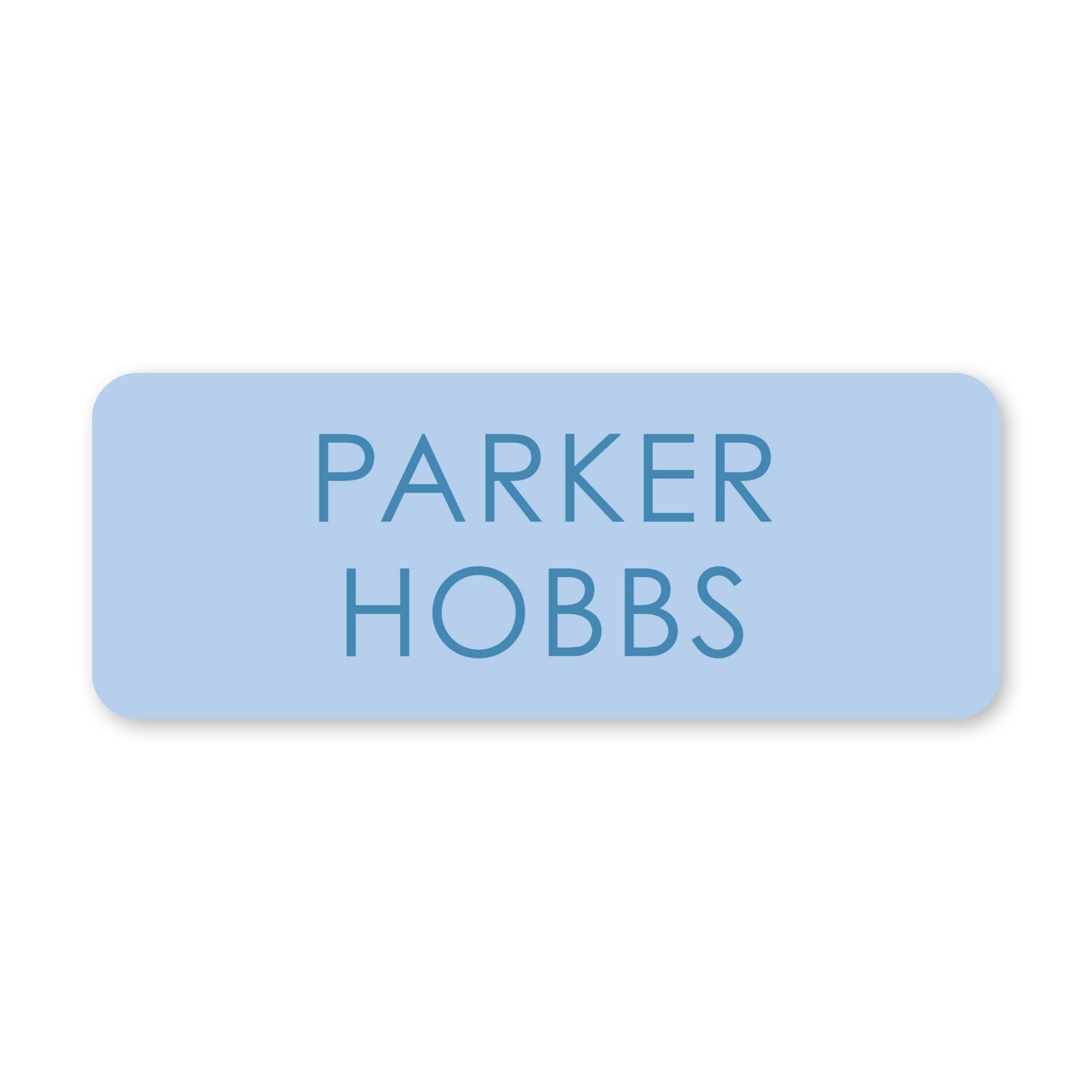 Tone On Tone Vinyl School Labels - Blue