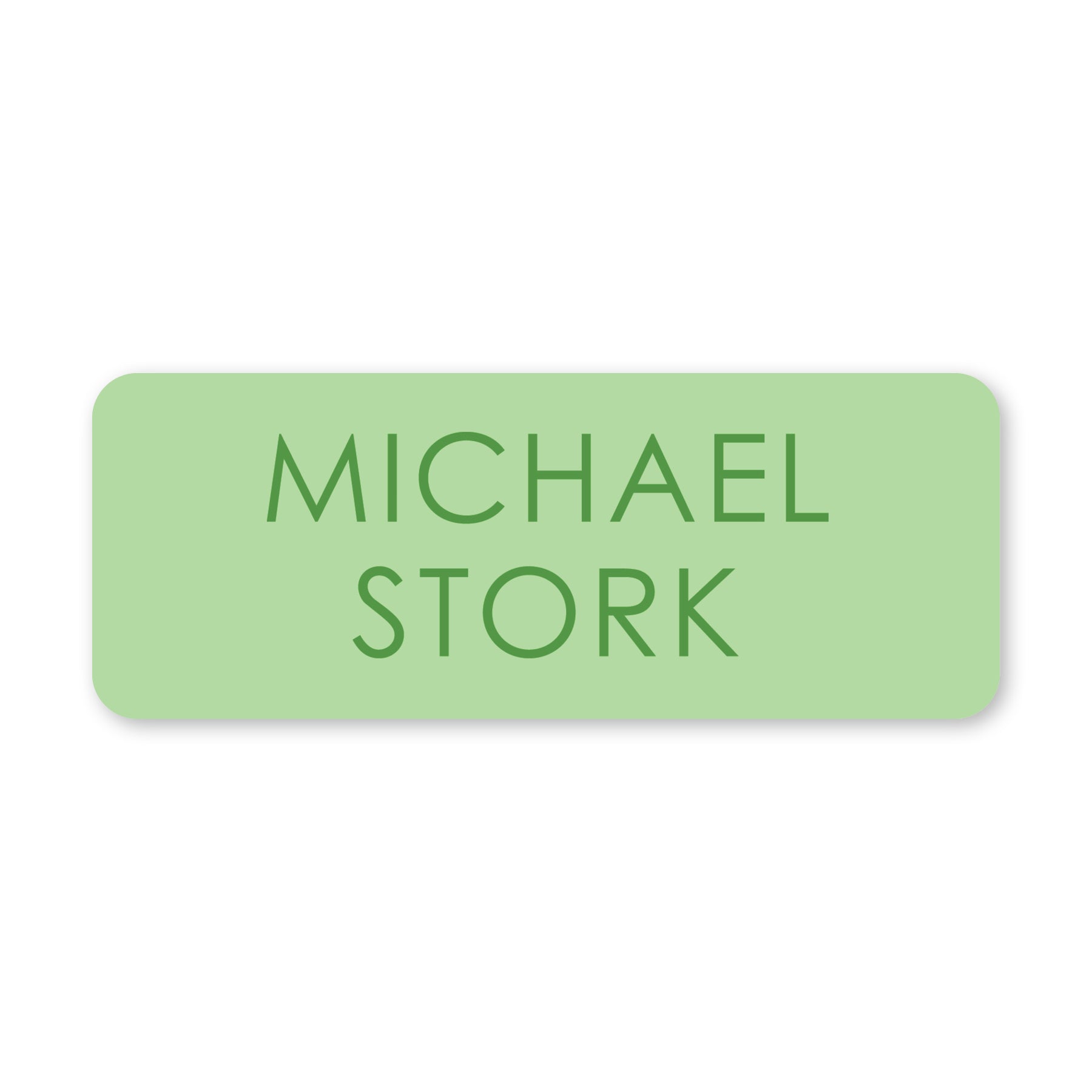Tone On Tone Vinyl School Labels - Green