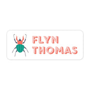 Bugs & Beetles Vinyl School Labels