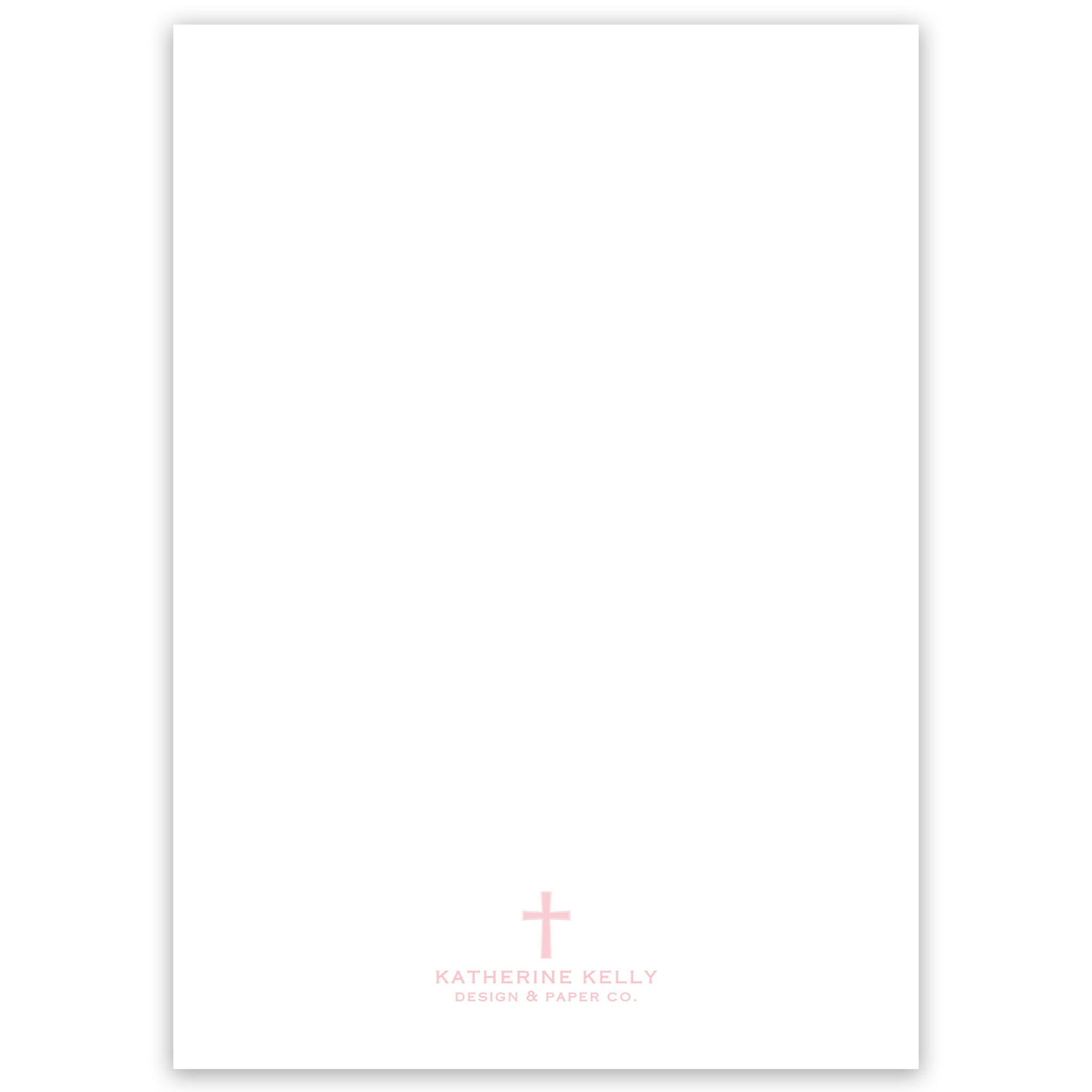 Pink Baptism Invitation