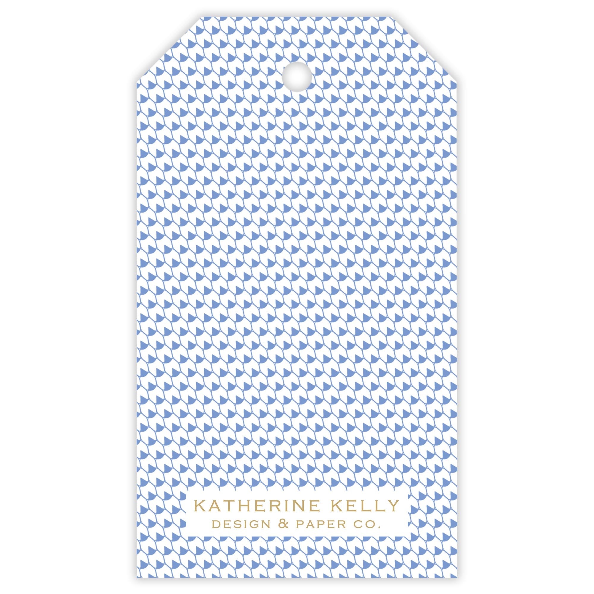 Blue Herend Bunny Easter Tag