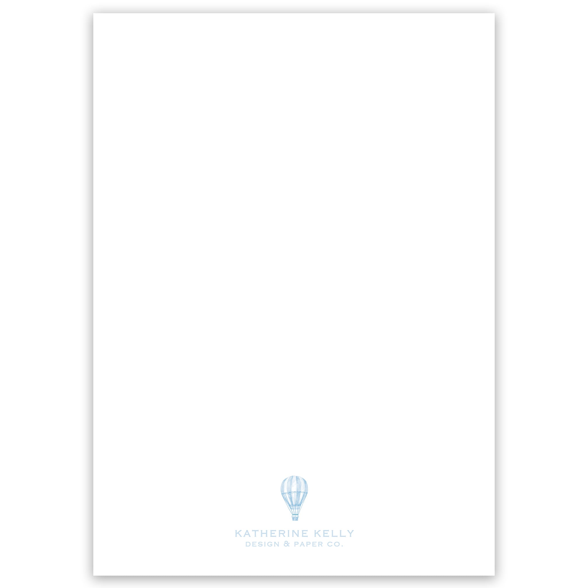 Hot Air Balloon Birthday Invitation