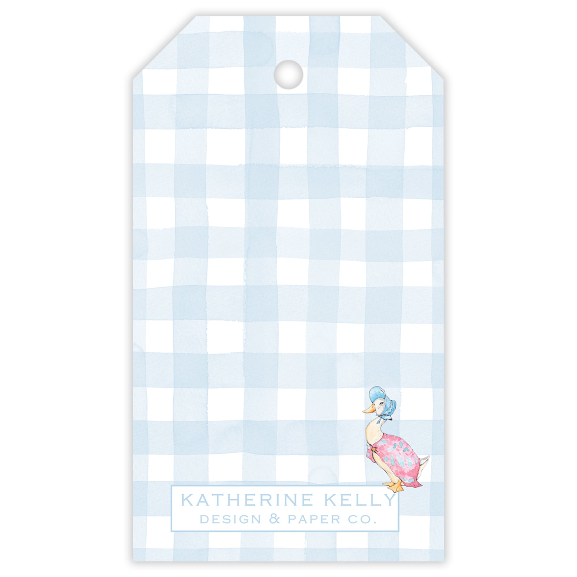 Blue Peter Rabbit Party Favor Tag