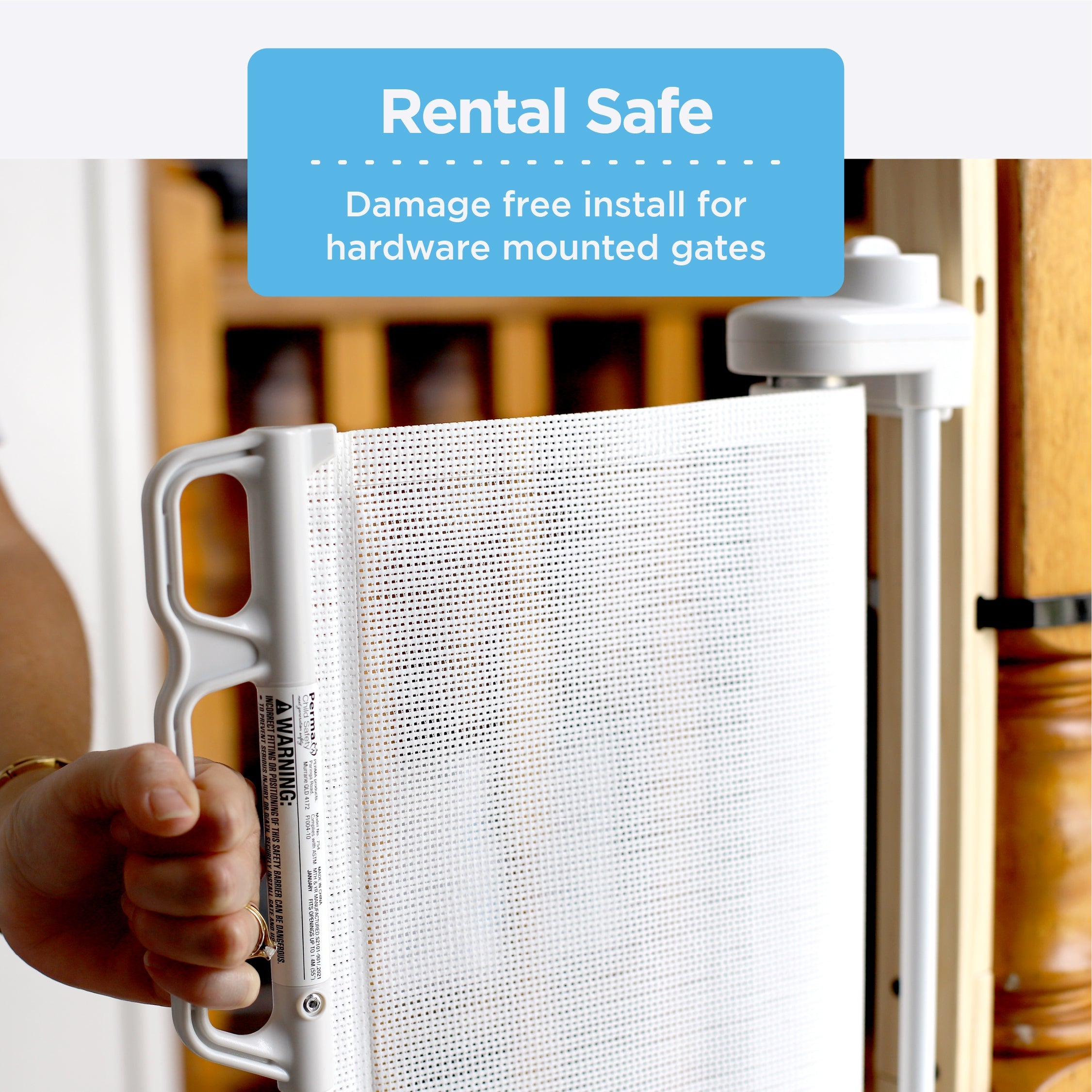 Banister Adapter For Hardware & Pressure Mounted Gates