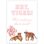 Pink Party Animal Bar Sign