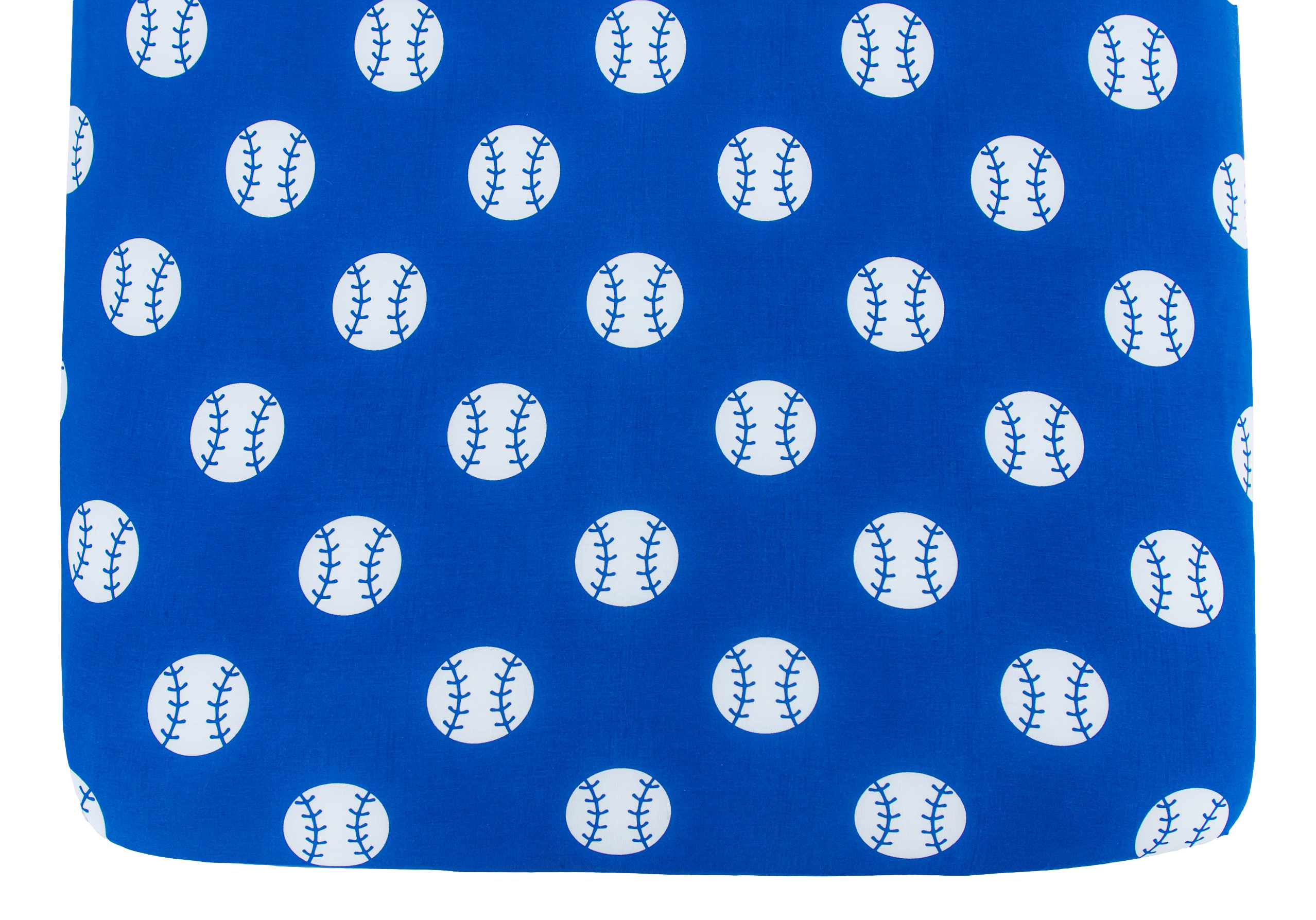 Baseball Crib Sheet -blue