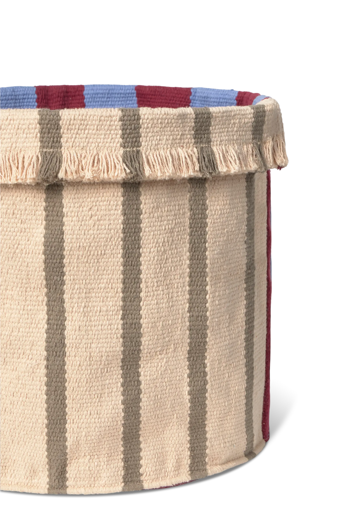 BASKET TALL INDIGO BLUE