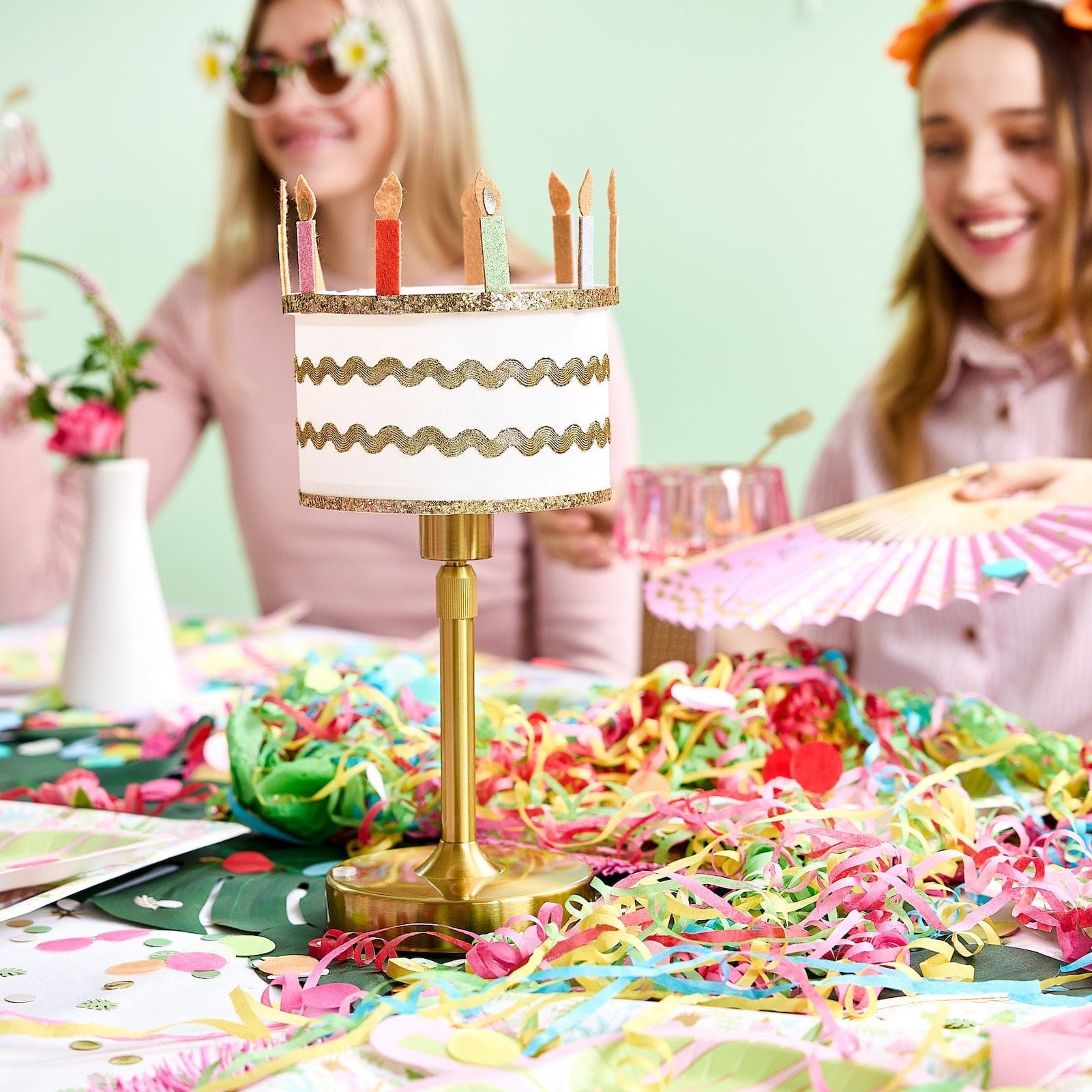 Birthday Cake Rechargeable Led Table Lamp
