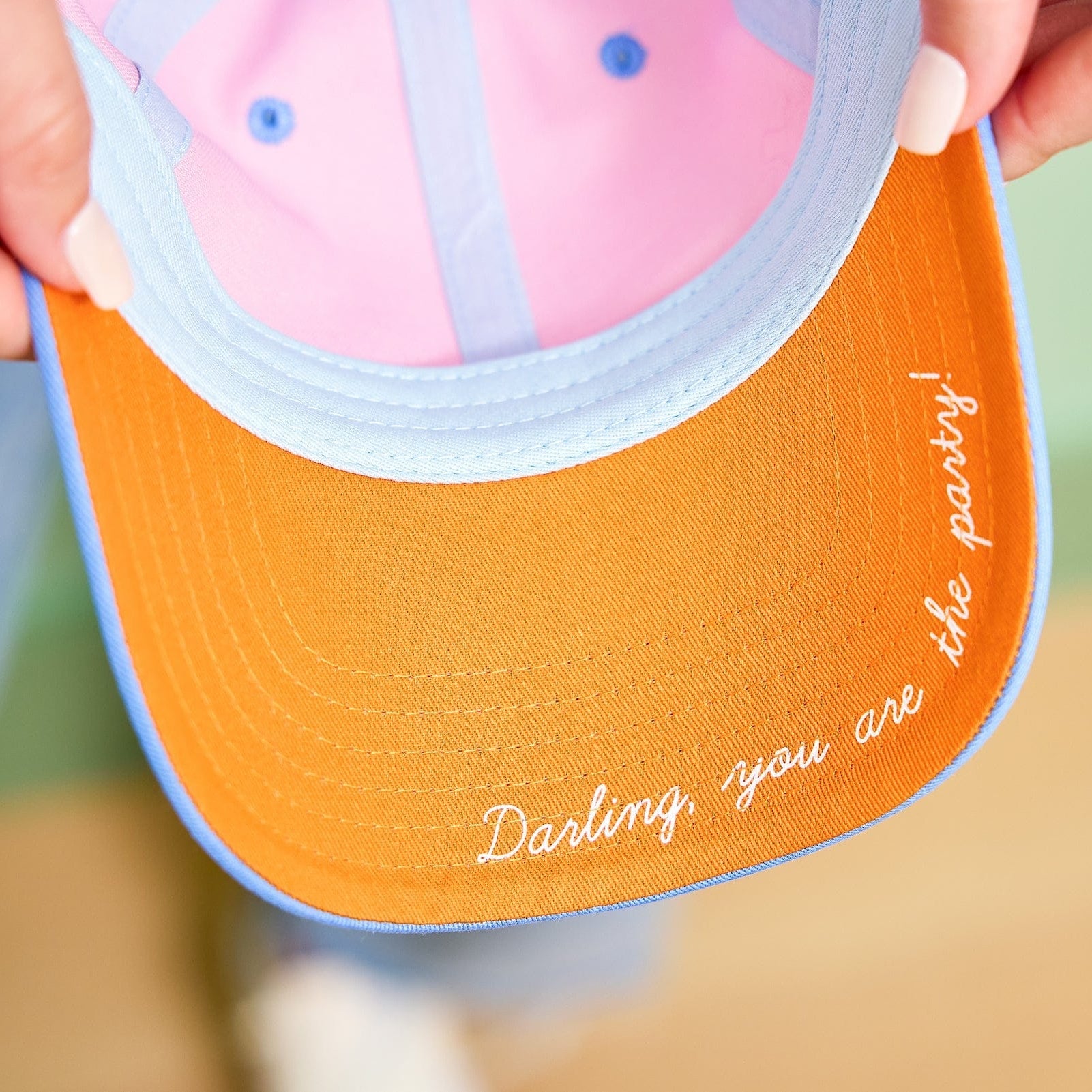 Big Bow Energy Hat (striped)