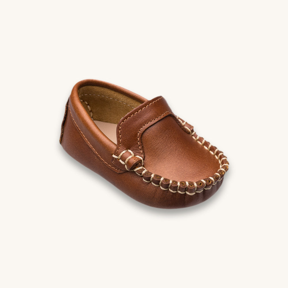 Moccasin For Baby Natural Brown