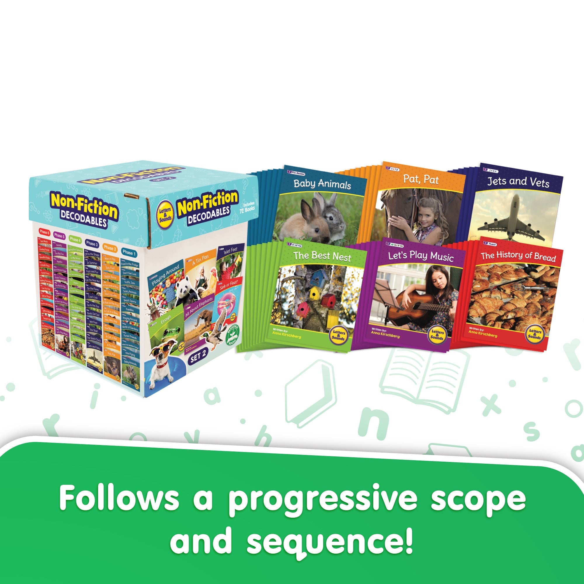 Letters & Sounds Set 2 Non-fiction Boxed Set