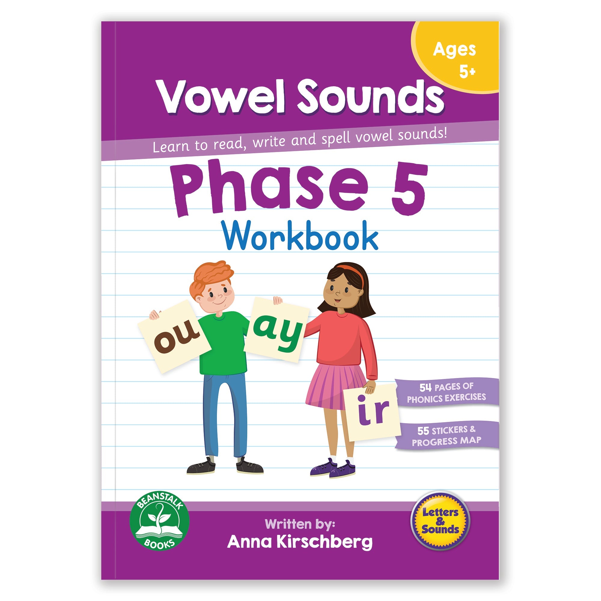 Phase 5 Vowel Sounds Workbook - 12 Pack