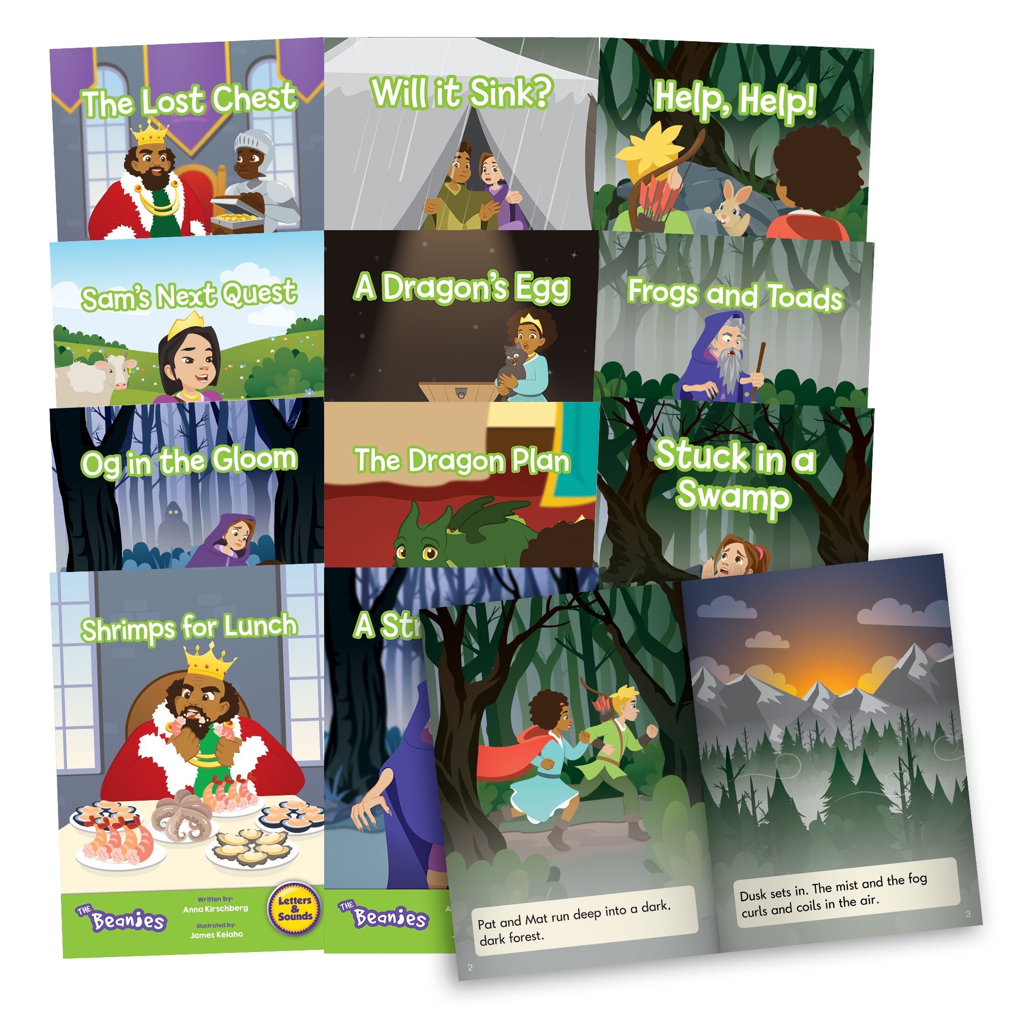 The Beanies - Hilo Set 1 Decodable Readers - Phase 4 - 6 Pack