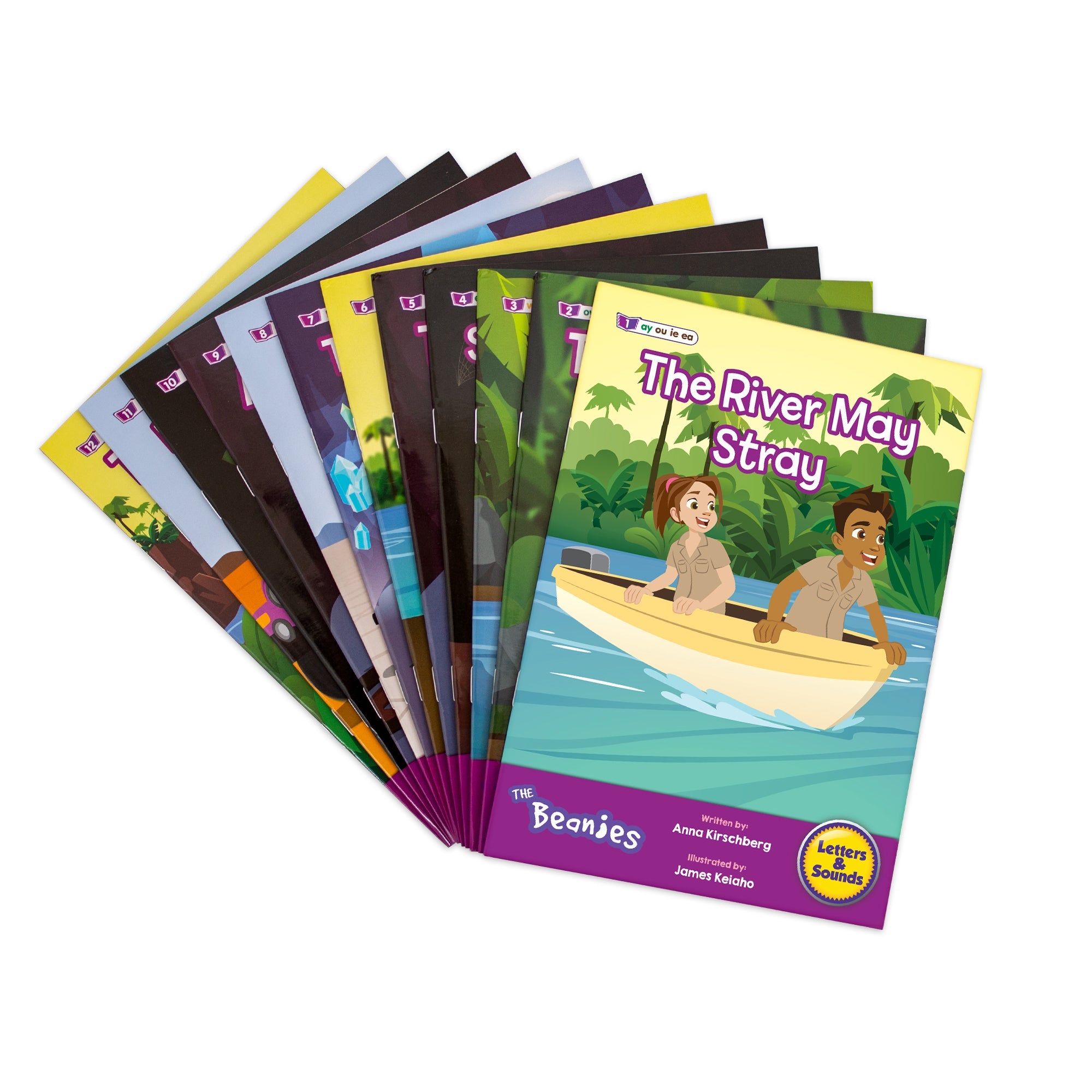 The Beanies Hilo Set 1 Decodable Readers - Vowel Sounds (phase 5)