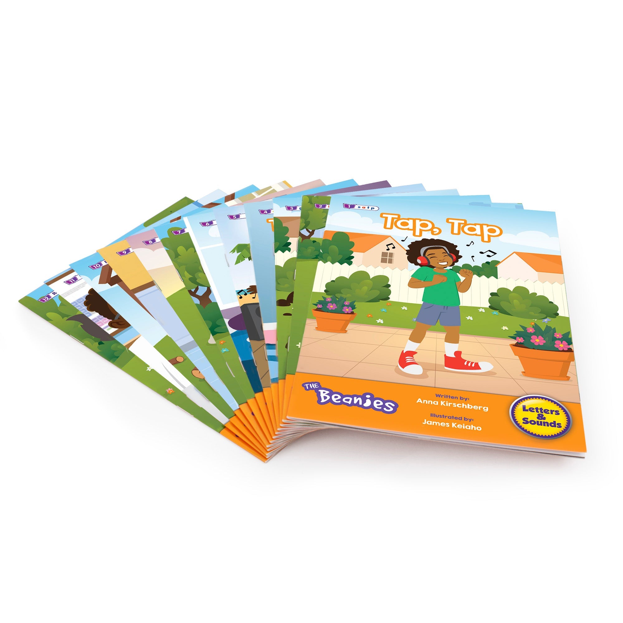 The Beanies Hilo Set 2 Decodable Readers - Letter Sounds (phase 2)