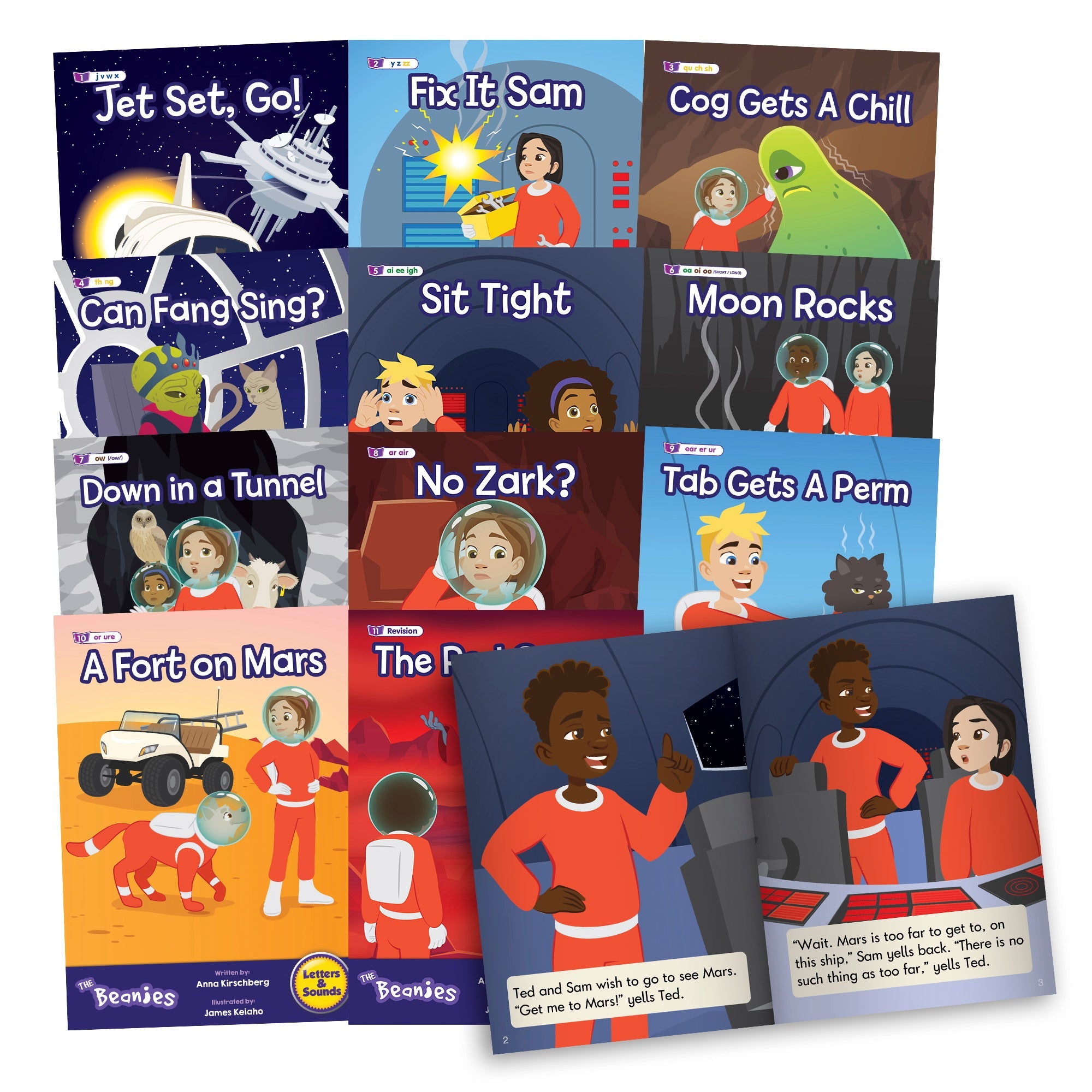 The Beanies - Hilo Set 2 Decodable Readers - Phase 3 - 6 Pack