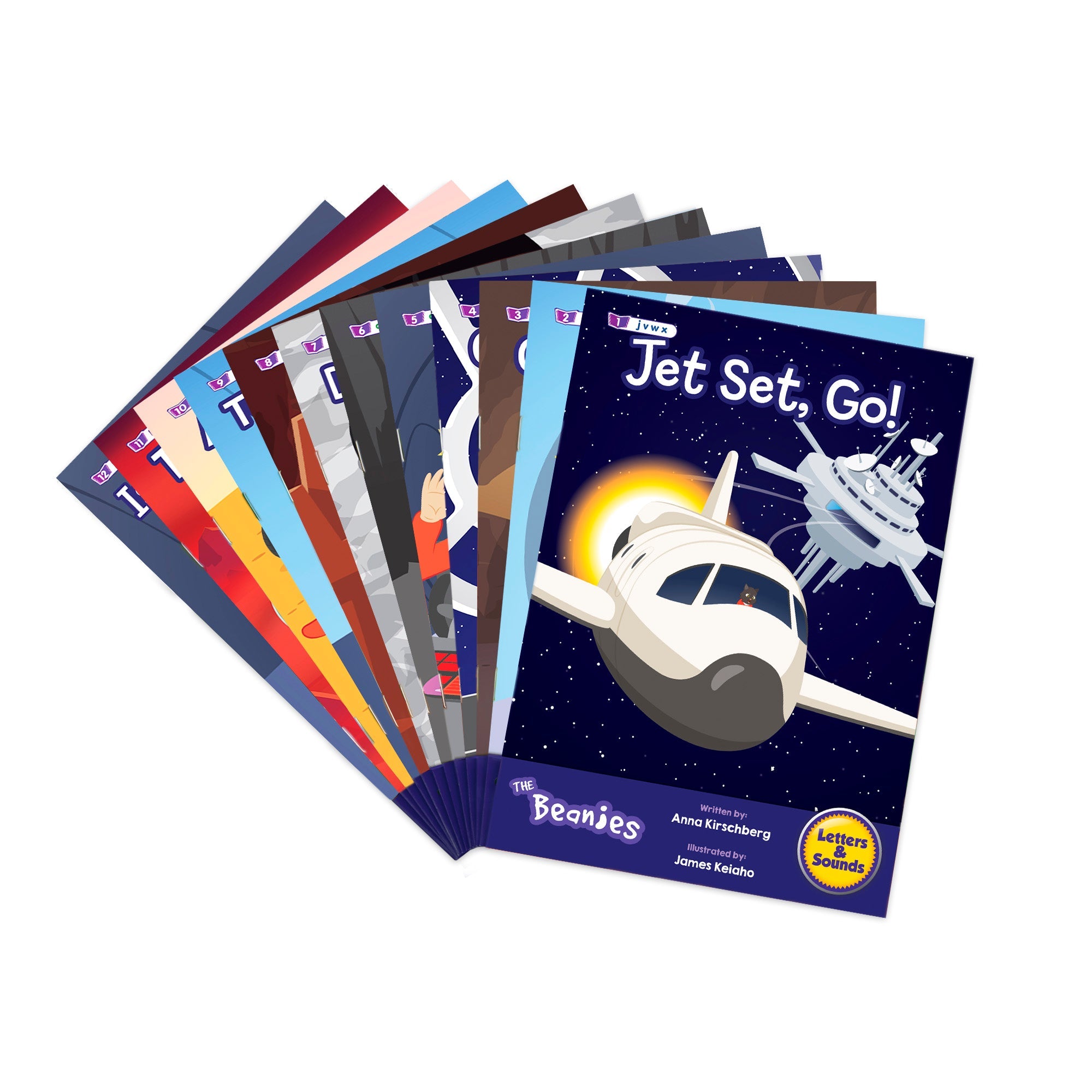 The Beanies Hilo Set 2 Decodable Readers - Phonics (phase 3)