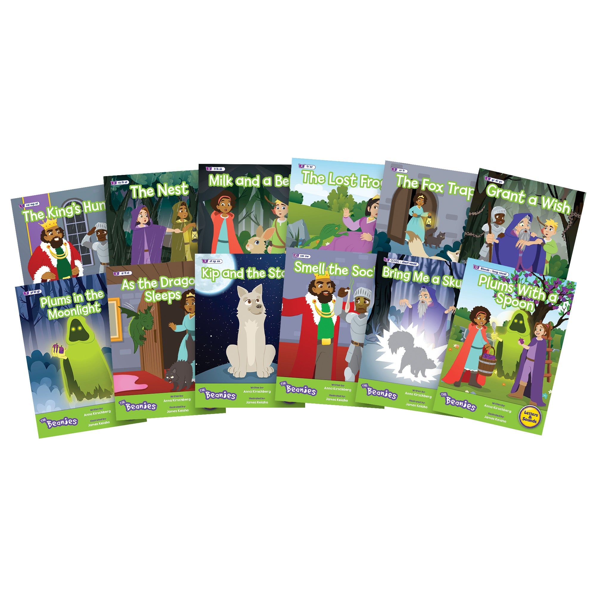 The Beanies - Hilo Set 2 Decodable Readers - Phase 4 - 6 Pack