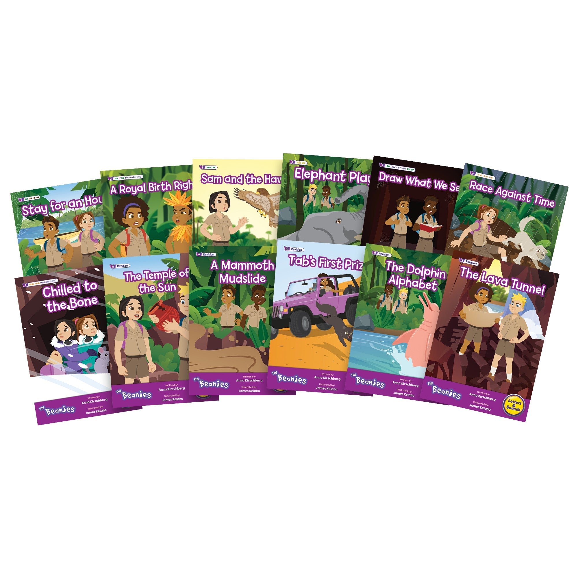 The Beanies - Hilo Set 2 Decodable Readers - Phase 5 - 6 Pack