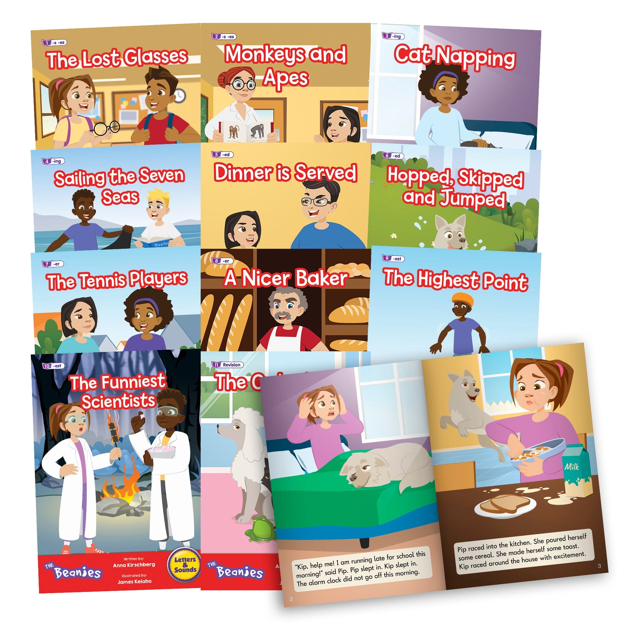 The Beanies - Hilo Set 2 Decodable Readers - Phase 6 - 6 Pack