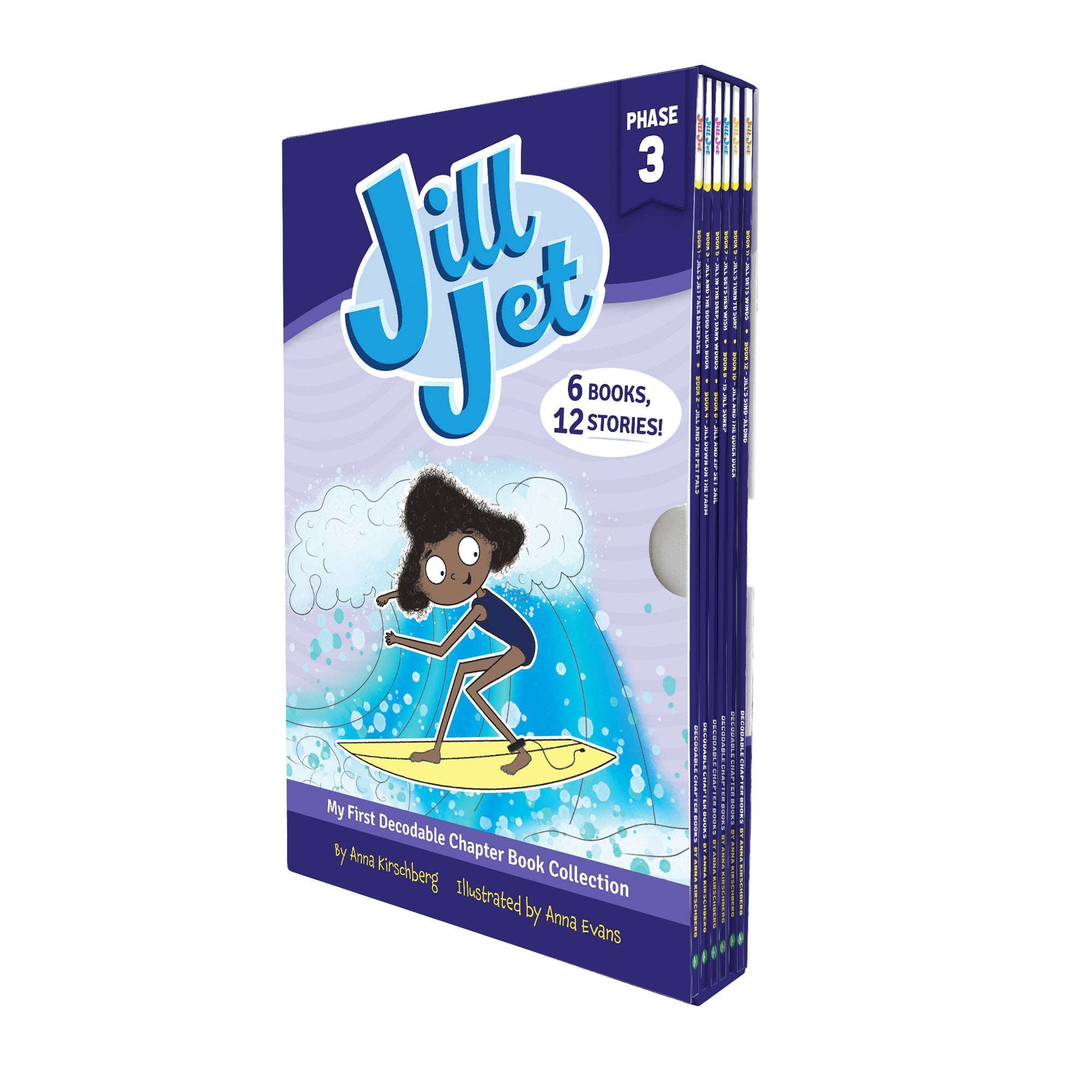 Jill Jet - Decodable Chapter Books - Box Set - Phonics (phase 3)