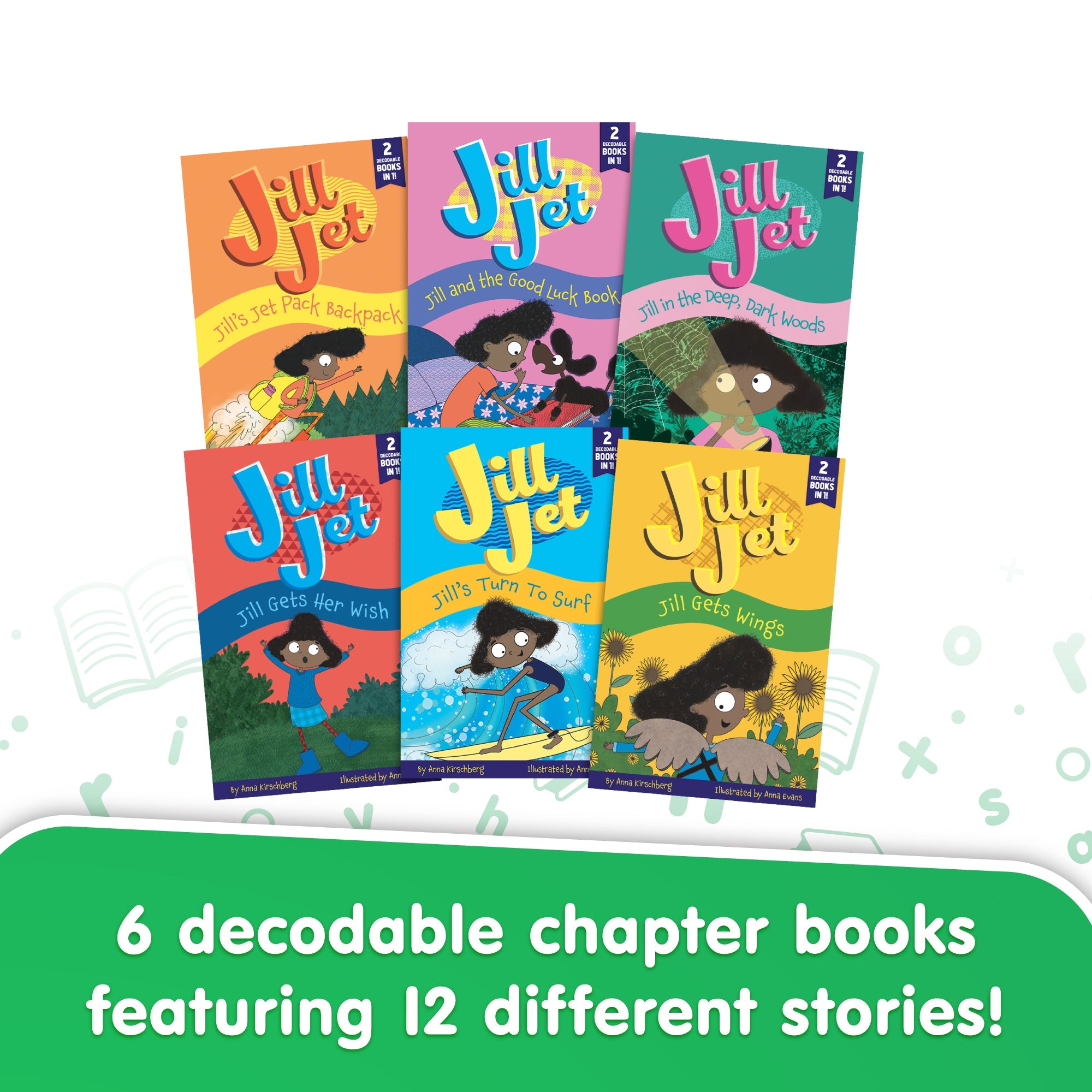 Jill Jet - Decodable Chapter Books - Box Set - Phonics (phase 3)