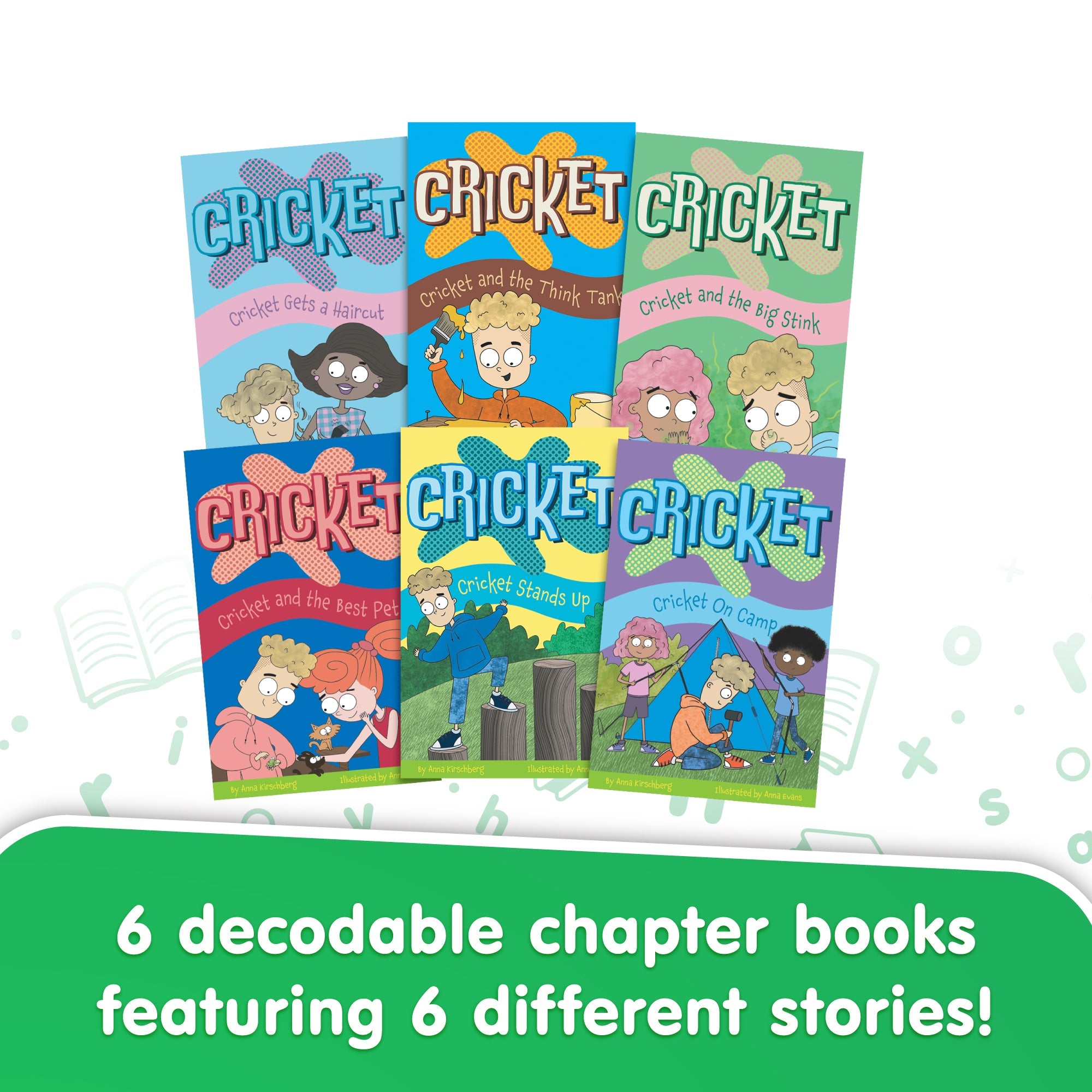 Cricket  - Decodable Chapter Books - Box Set - Blends  (phase 4)