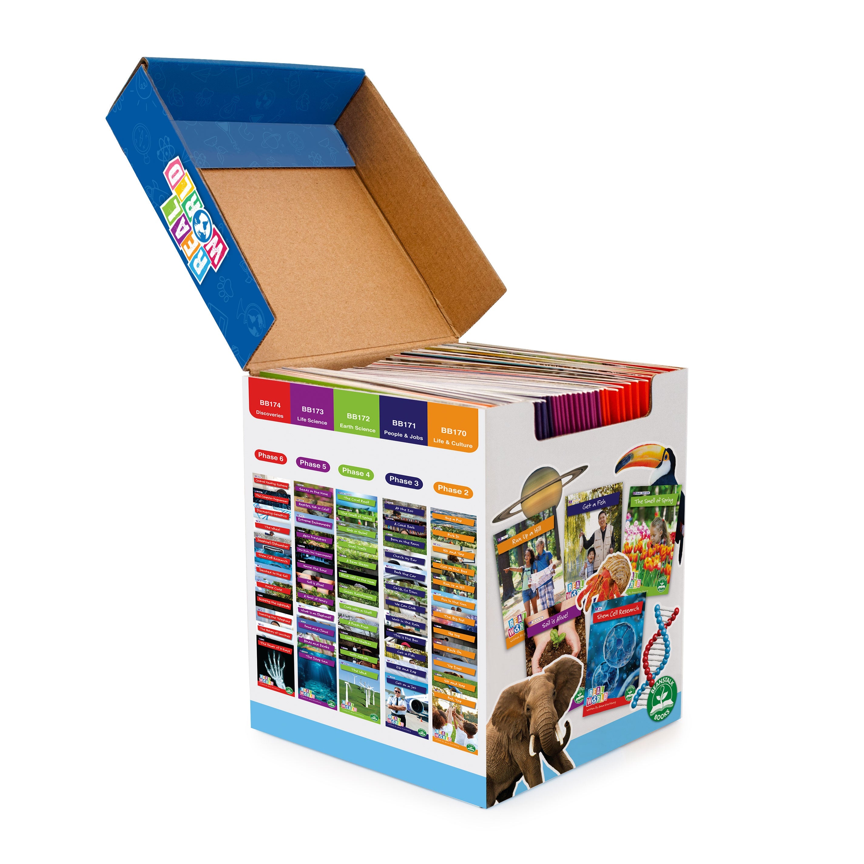 Real World Non-fiction Hi-lo Decodables Boxed Set